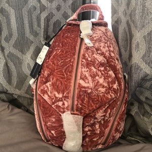 NWT REBECCA MINKOFF Crushed Velvet Backpack